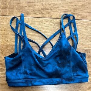 Everyday yoga Blue Tie-Dye Women's Sports Bra